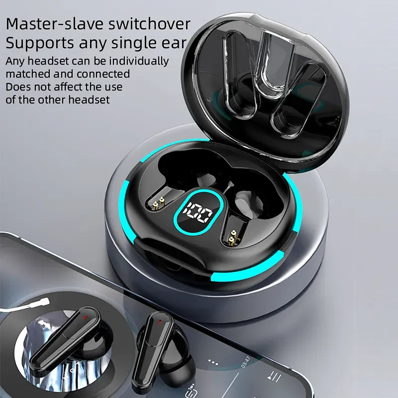 Dual Mic ANC+ENC Wireless Earbuds